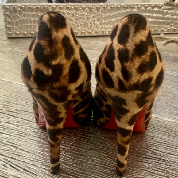 AUTHENTIC LEOPARD PRINT CHRISTIAN LOUBOUTIN HEELS - Picture 10 of 16